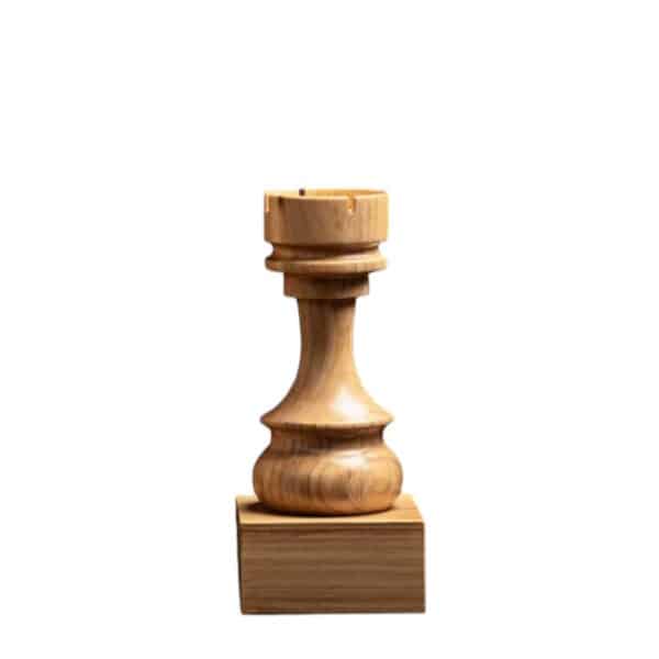 Holztrophäe Schach - Turm