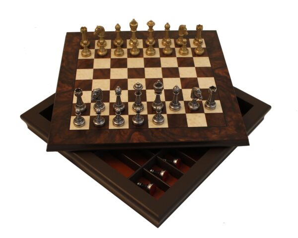 Luxus-Schachspiel N°222 - Staunton Set - 70M+334W