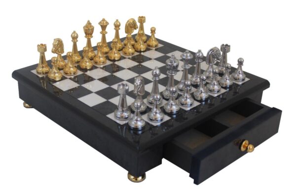 Luxus Schachspiel N°258 - Staunton Set - 70G+333GLP