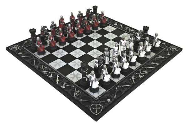 Luxus-Schachspiel N°R063 - Templer-Set - R75641+B77192